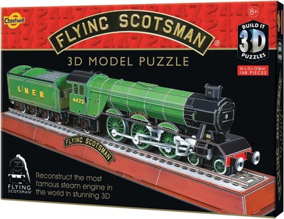 Cheatwell Games Flying Scotsman 168-teiliges integriertes 3D-Puzzle