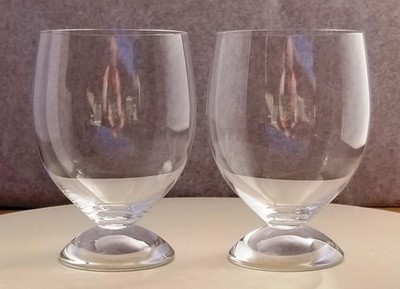 Pair of Riedel Crystal Sauvignon Blanc Wine Goblets in Tyrol Pattern