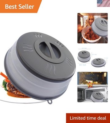 Microwave Splatter Cover Vented for Food, Microwave Plate Cover Splatter Guar...