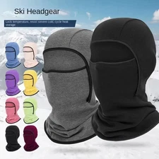Winter Men Women Fleece Balaclava Thermal Sports Face Mask for Motorcycle Ski