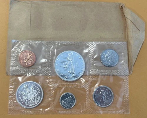 1963 CANADA_ SILVER_ PROOF LIKE _MINT SET