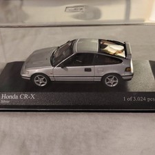 MINICHAMPS Honda CR-X Modellauto Silber 1:43 ...