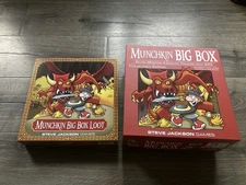 Munchkin Big Box Loot Bundle With Extra Card Sets And Game Boards. See Desc.