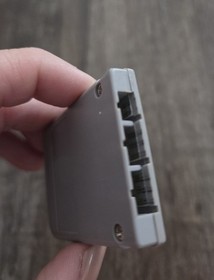 Playstation 1 Official Sony Brand memory card in gray color one PS1