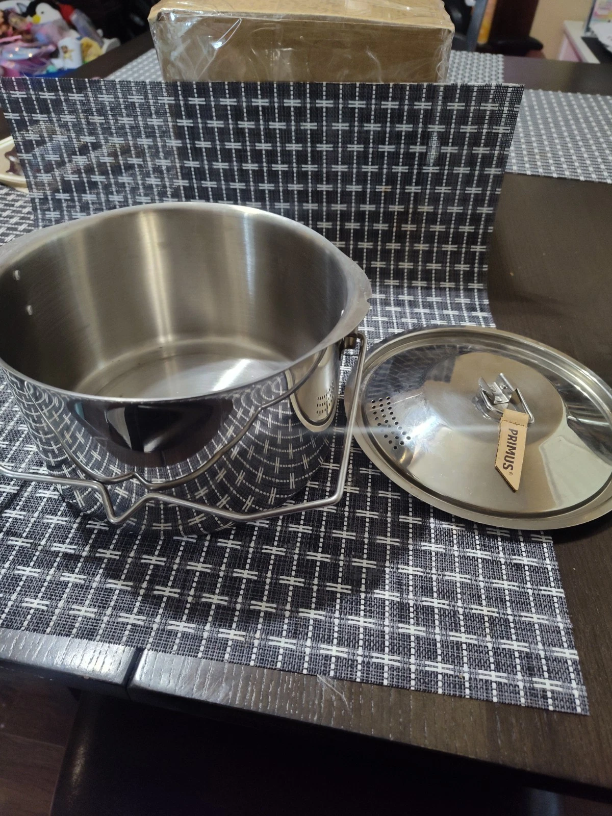 Primus Stainless Steel Stockpot Double Handle With Lid Two-Piece Set Silver