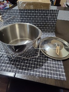 Primus Stainless Steel Stockpot Double Handle With Lid Two-Piece Set Silver