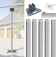 For Starlink Gen 3 Pole Mount Kit with Pipe Adapter, Thickened Stainless Steel,