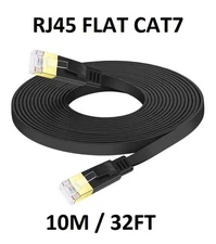 RJ45 FLAT CAT7 10M Câble réseau Ethernet plat