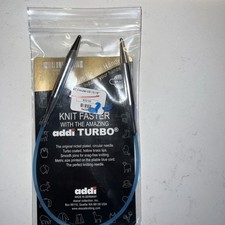 SKACEL ADDI TURBO  ROCKET CIRCULAR KNITTING NEEDLES SIZE 40cm/US 13/ 16  