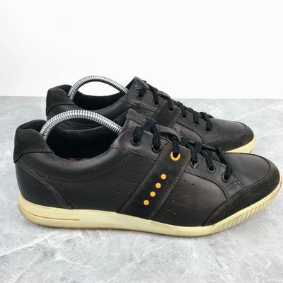 ECCO TPU Street Hybrid Mens SIze 8-8.5 Spikeless Golf Shoes Brown Leather EU42