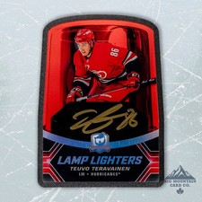 2020-21 UD The Cup TEUVO TERAVAINEN 2020-21 Lamp Lighters Autograph #LL-TT
