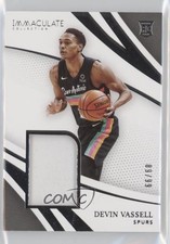2020 Panini Immaculate Remarkable Rookie Jerseys 9/99 Devin Vassell #RRJ-DVV s3g