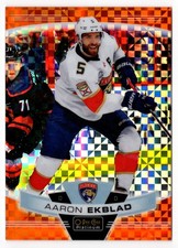2019-20 O-Pee-Chee Platinum Orange Checkers Aaron Ekblad 18/25 Florida Panthers