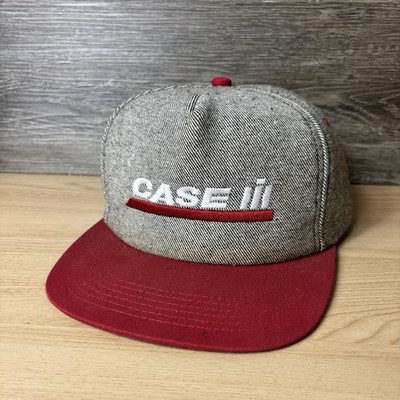 VINTAGE Case IH Hat Cap Snap Back Trucker K Products Farming Mens 90s