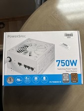 PowerSpec 750W 80 Plus Semi-Modular Power Supply, Bronze/White ATX