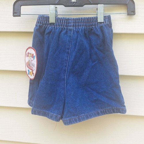 Vtg 90's Y2K Looney Tunes Tweety Bird Denim Skort Skirt Shorts Girl’s Sz 5 Bin6 - Picture 4 of 15