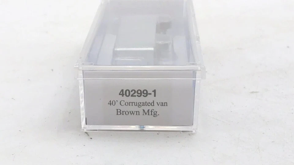 Remolque Trainworx Inc 40299-1 N pintado, sin letras 40' furgoneta corrugada nuevo en caja Foto 3 de 3
