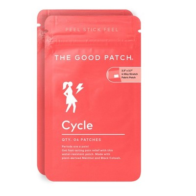 The Good Patch Cycle Period Pain Patch for Cramps, Natural Patch with Menthol...