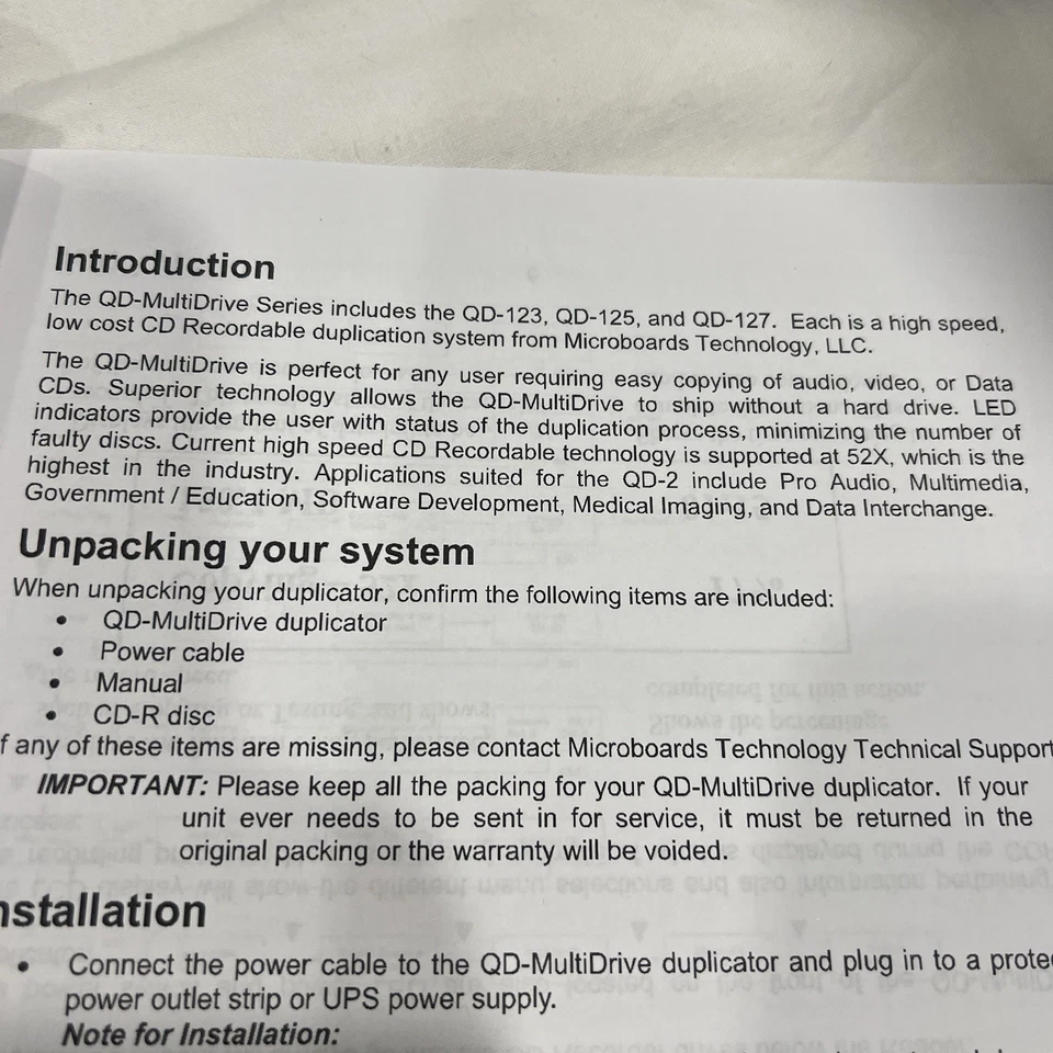 QD- Multi drive Series CD Microboards, duplicador de tecnologia, alta velocidade - Imagem 4 de 4