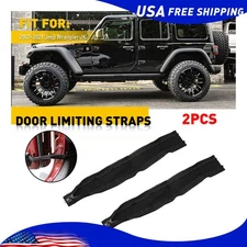 Door Limiting Straps Swing Door Check Limiter for 07-21 Jeep Wrangler JK JL JT K