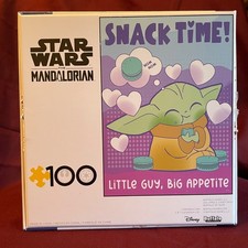 Star Wars the Mandalorian Snack Time 100 piece cute Buffalo Disney Puzzle