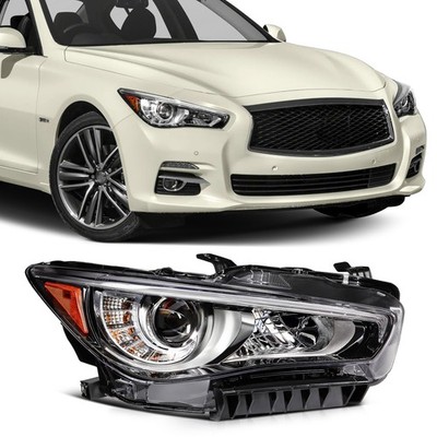 Right Side Headlights Assembly For 2014-2024 Infiniti Q50 Full LED DRL