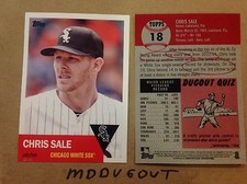 Chris Sonderangebot #18 Weiß Sox Ace Star MVP # Ed / 49 Made 2016 Topps Archive