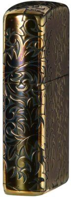 カルトヴィンテージ ZIPPO Lighter Classic Arabesque Logo Gold Plating 5-Sides