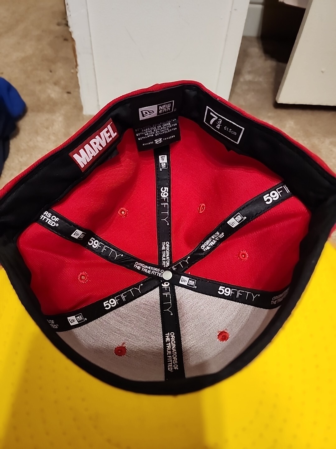 New Era Invincible Iron Man 59fifty Custom Fitted Hat… Gem