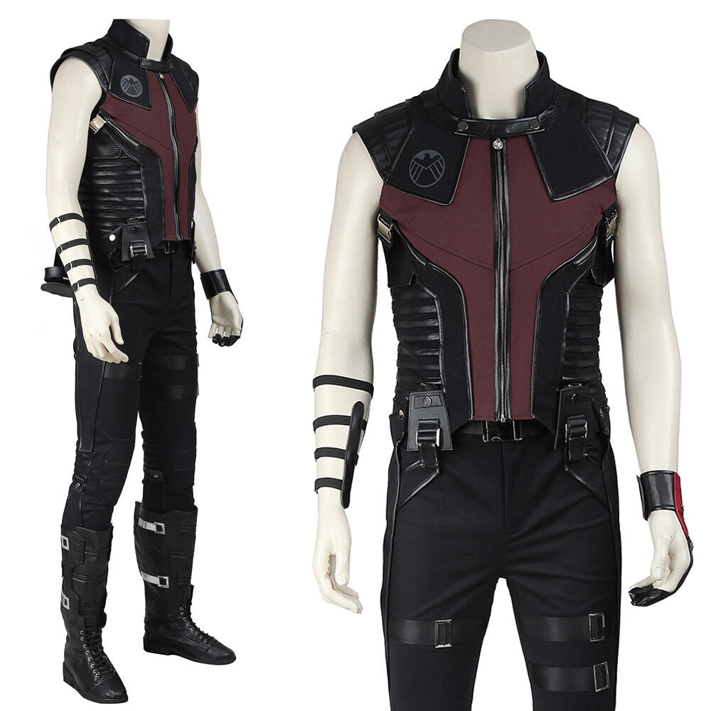 Captain America Civil War Clint Barton Hawkeye Cosplay Costume Custom Made 