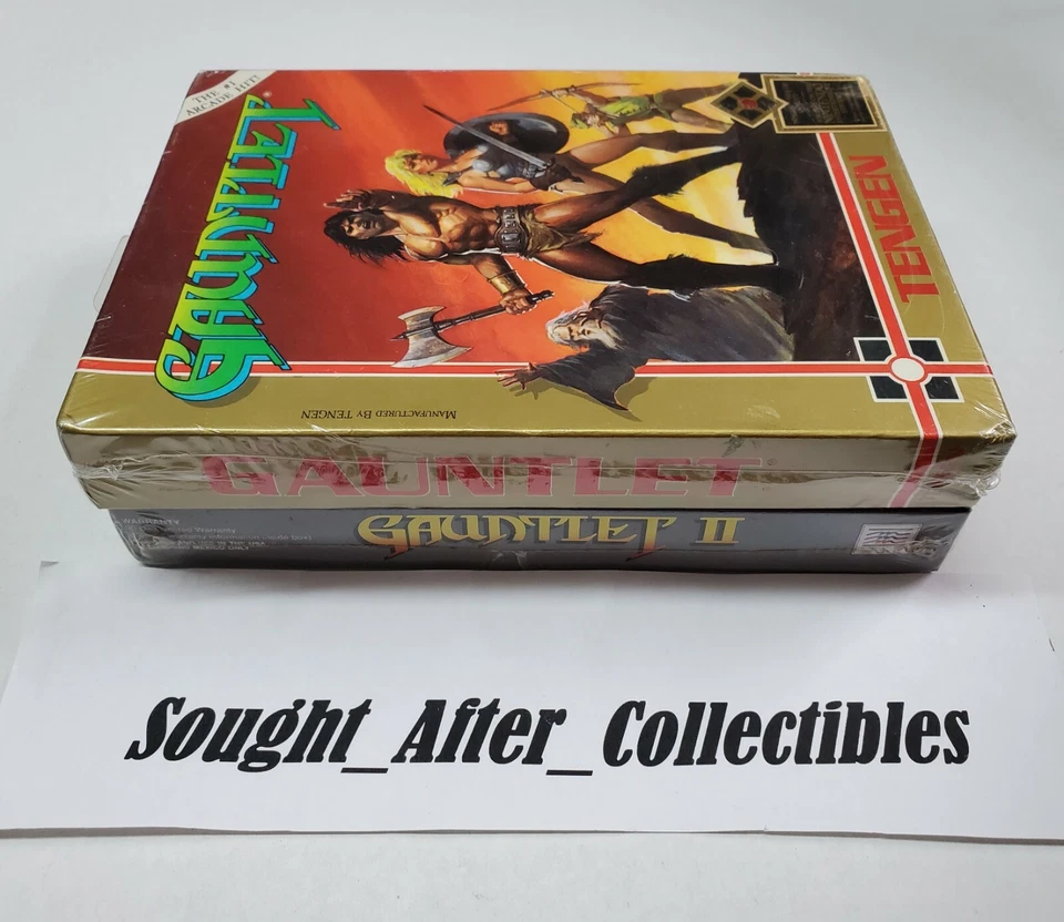 NES Gauntlet 1 and 2 lot Nintendo NEW Sealed H-Seam ULTRA RARE! 1 owner - Image 3 of 3
