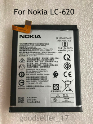  100% New Real 3400mAh LC-620 battery for Nokia LC 620 LC620 Mobile Cell phone