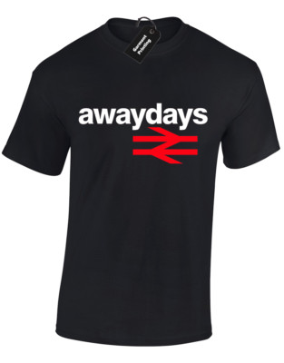 AWAY DAYS MENS T SHIRT FOOTBALL HOOLIGAN CASUALS TACCHINI ELLESSE 3XL 4XL 5XL