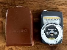 Lunasix 3 Gossen Light Meter  Case West Germany