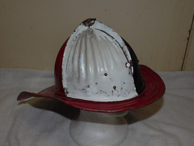 Vintage Cairns & Brother Aluminum / Metal Fire Firefighter Helmet NEW YORK