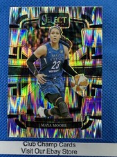 2024 #15 Maya Moore Panini WNBA Select Concourse Silver Flash Prizm Lynx