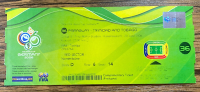 チケット FIFA World Cup 2006 Germany Ticket - Match #36 Paraguay Trinidad