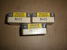 Allen Bradley N43 heater element overload relay lot of 3 5 lots available