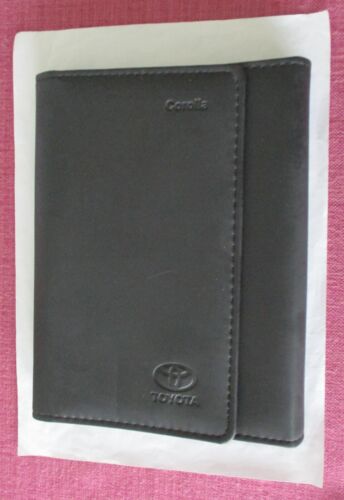 GENUINE TOYOTA COROLLA WALLET FOR OWNERS MANUAL - HANDBOOK. (CAJL 17)
