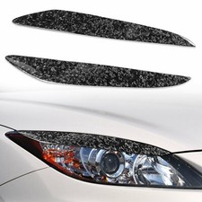 2forged Carbon Fiber Headlight Eyelids Eyebrow Cover For Mazda 3 Mazda3 2010-13