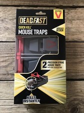 Dead Fast Quick Kill Mouse Traps x 2