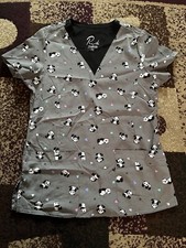 Panda Scrub Top