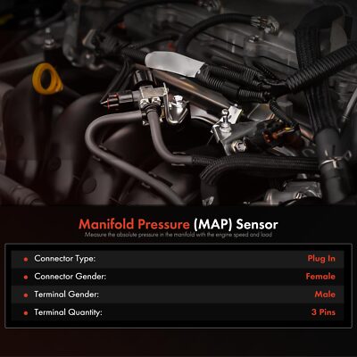 Manifold Pressure MAP Sensor for Jeep Wrangler TJ 2005-2006 L6 4.0