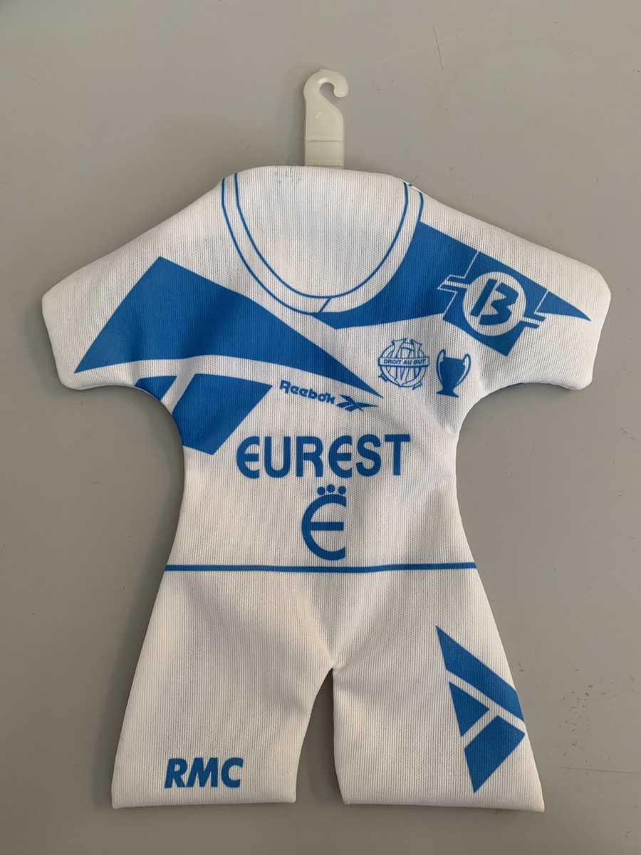 Maillot OM Olympique de Marseille saison 2001 2002 extérieur authentique officiel Khalifa Airways taille XL très bon état foot football collector collection vintage - Vêtements