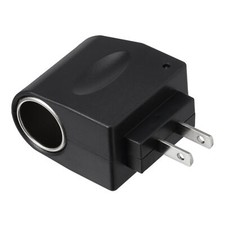 120V AC Electric Wall Outlet Power To 12V DC Cigarette Lighter Adapter converter