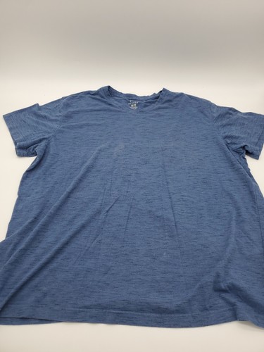 George G 3XL 3XG Blue Men V-neck T 