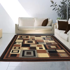 Home Dynamix Area Rugs: Catalina Rug: 4467-469 Brown: 19.6" X 31.5" Rectangle