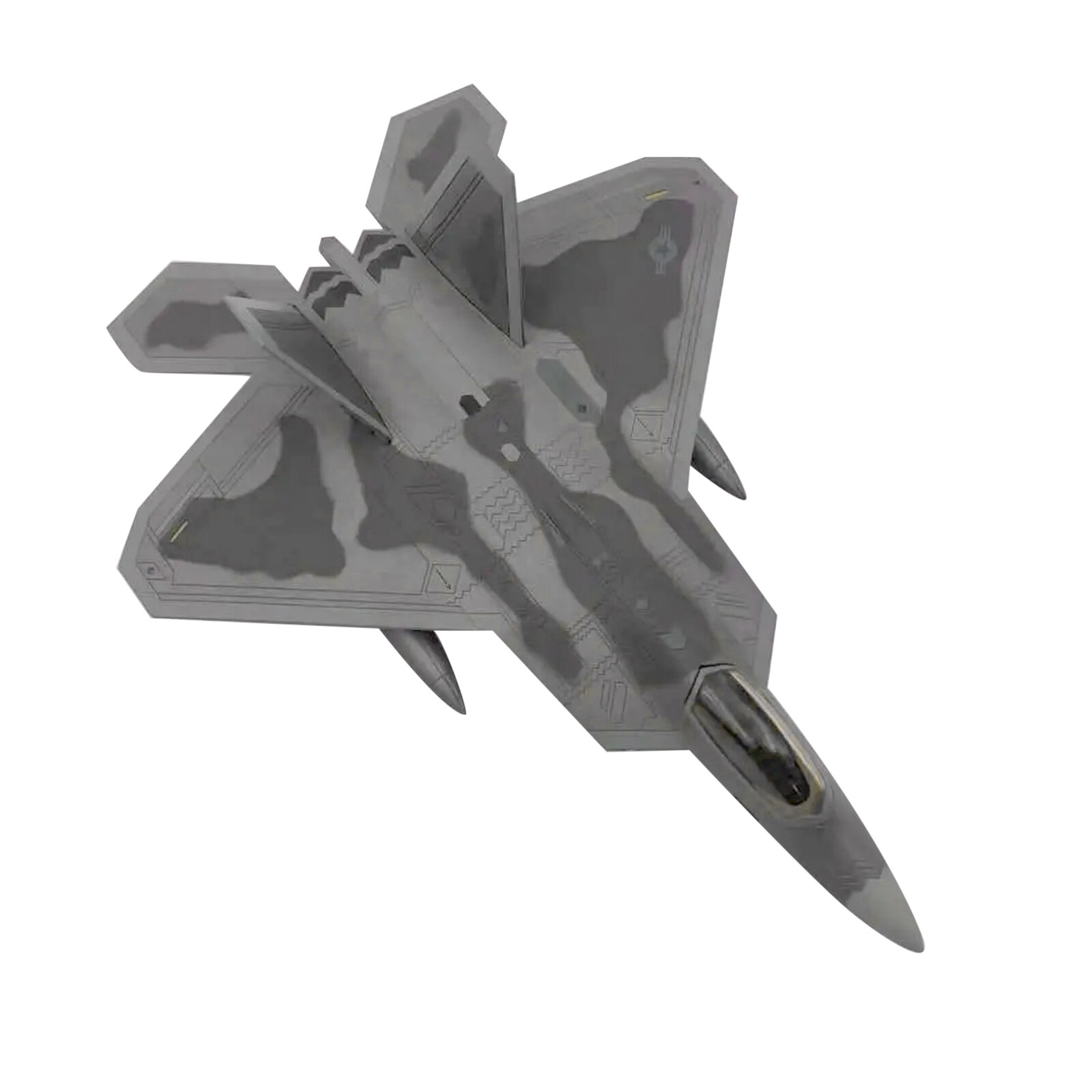 1/72 F-22 Fighter Bomber Aircraft Diecast Jet Airplanes Model Pull Back Plane
