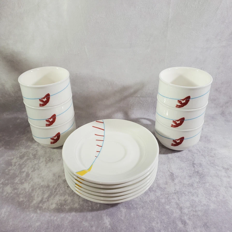 Villeroy & Boch Luxemburgo CIRCO 6 tazas y platillos de café/té Foto 2 de 4