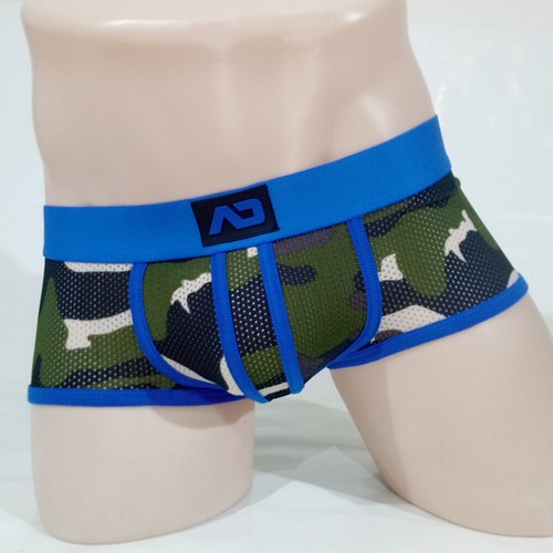 ADDICTED AD FETISH ADF63 Boxer Bottomless Camo Stripe Fetish - Foto 7 di 16